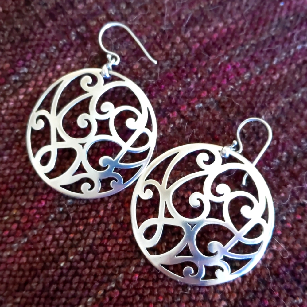 Silpada Scroll Earrings